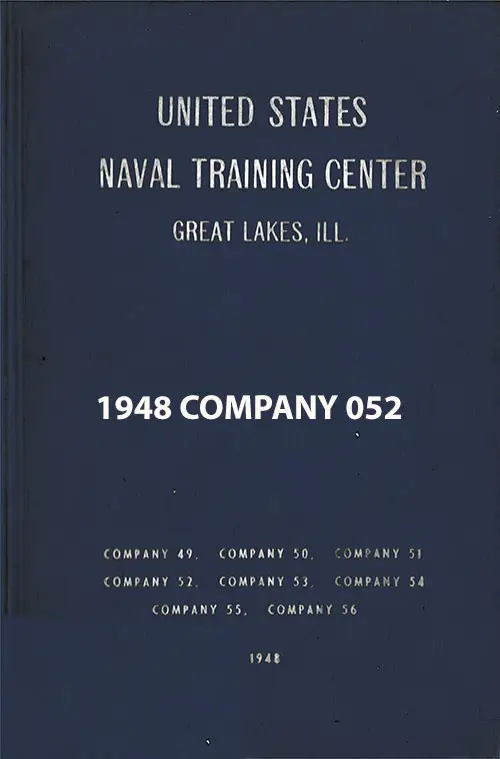 Front Cover, Great Lakes USNTC "The Keel" 1948 Company 052.