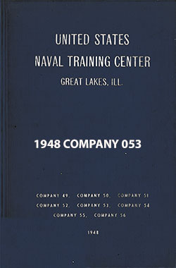 Front Cover, Great Lakes USNTC "The Keel" 1948 Company 053.