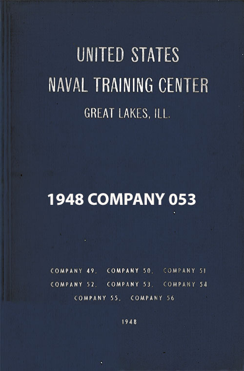 Front Cover, Great Lakes USNTC "The Keel" 1948 Company 053.