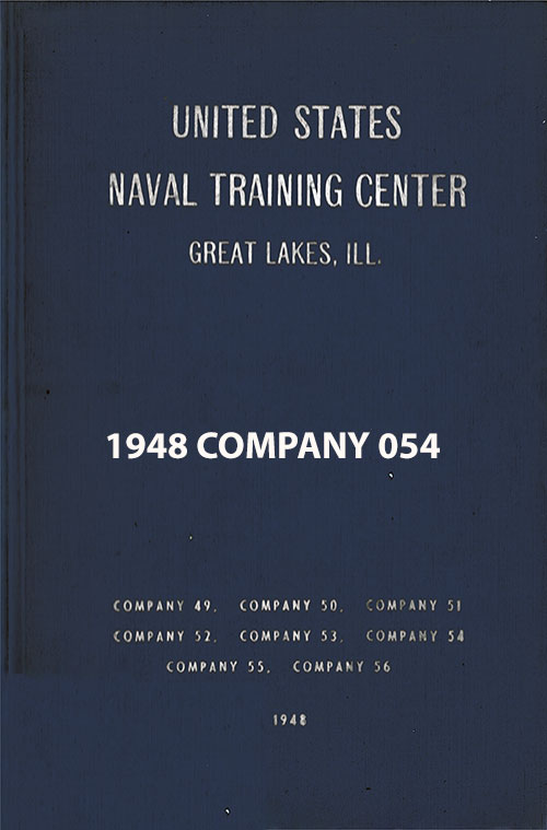 Front Cover, Great Lakes USNTC "The Keel" 1948 Company 054.