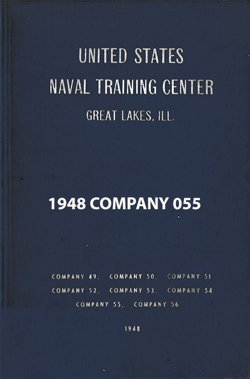 Front Cover, Great Lakes USNTC "The Keel" 1948 Company 055.