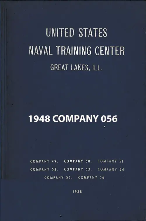 Front Cover, Great Lakes USNTC "The Keel" 1948 Company 056.