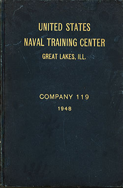 Front Cover, Great Lakes USNTC "The Keel" 1948 Company 119.