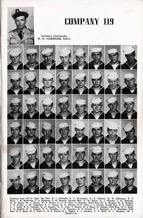 Company 48-119 Great Lakes NTC Recruits, Page 1