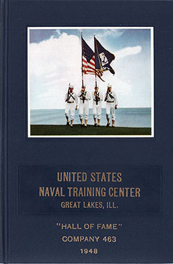 Front Cover, Great Lakes USNTC "The Keel" 1948 Hall of Fame Company 468.