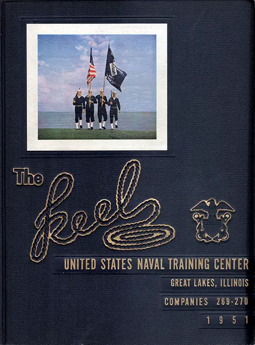 Navy Boot Camp Book 1951 Company 269 The Keel Front Cover