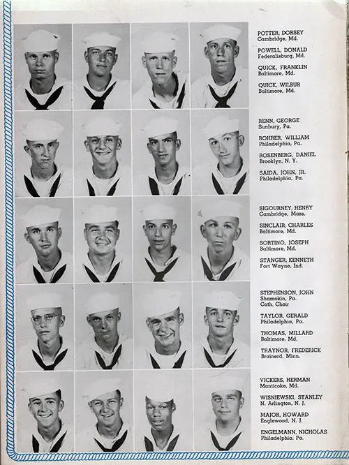 USNTC Great Lakes Company 51-622 Recruits, Page 4