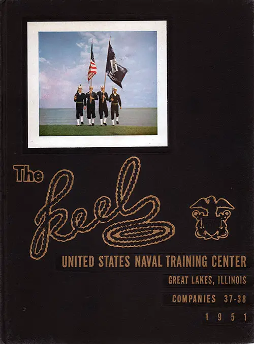 Front Cover, Great Lakes USNTC "The Keel" 1951 Company 037.