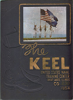 Front Cover, Great Lakes USNTC "The Keel" 1954 Company 230