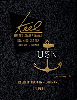 Front Cover, Great Lakes USNTC "The Keel" 1959 Company 17