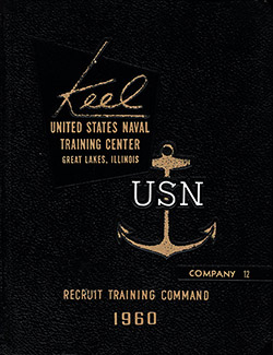 Front Cover, USNTC Great Lakes "The Keel" 1960 Company 012.