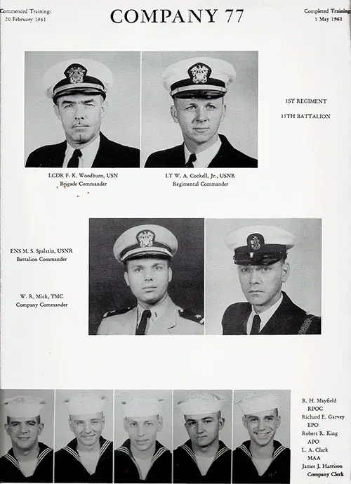 Company 61-077 Recruits, Page 1.