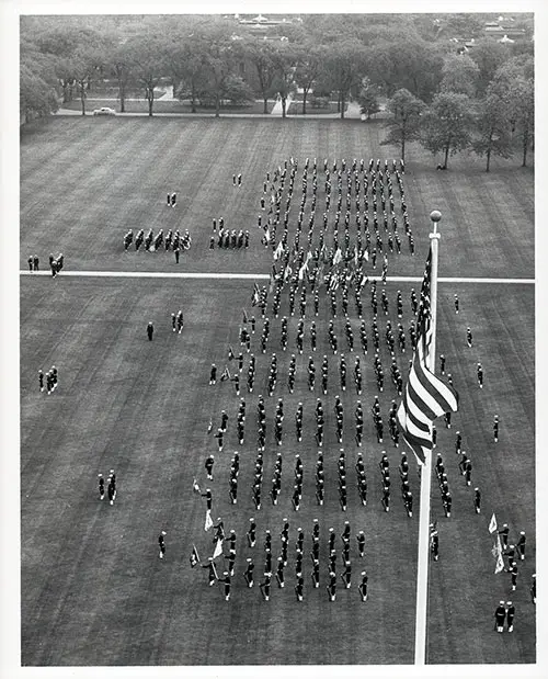 Companies 62-276-291 & 926 Recruits Passing in Review.