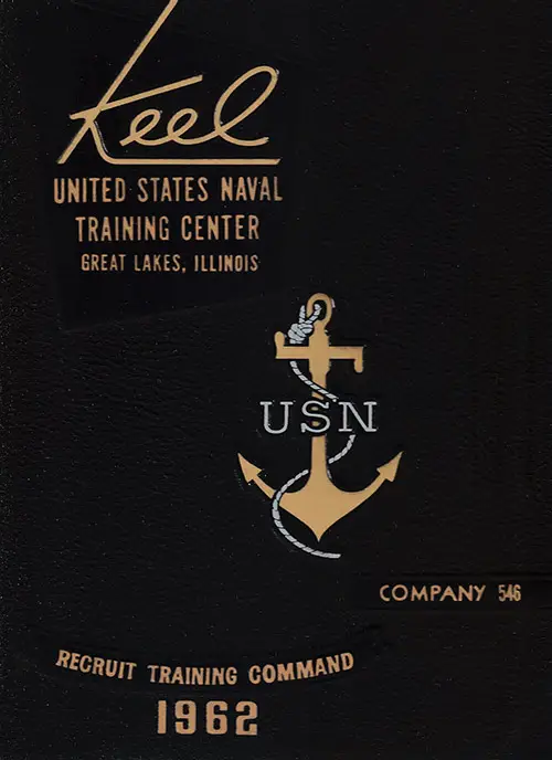 Front Cover, USNTC Great Lakes "The Keel" 1962 Company 546.