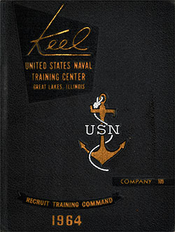 Front Cover, Great Lakes USNTC "The Keel" 1964 Company 109.
