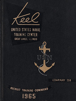 Front Cover, Great Lakes USNTC "The Keel" 1965 Company 259.