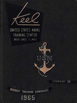 Front Cover, Great Lakes USNTC "The Keel" 1965 Company 330.
