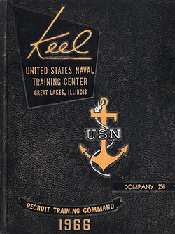 Front Cover, Great Lakes USNTC "The Keel" 1966 Company 256.