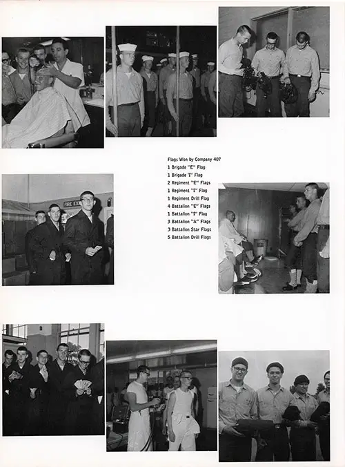 Company 66-407 Great Lakes NTC Recruits, Flags Won, Page 5.