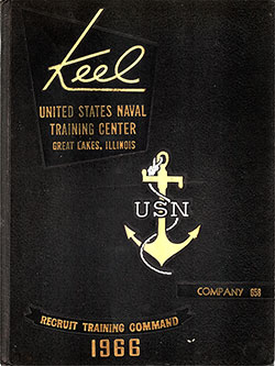 Front Cover, Great Lakes USNTC "The Keel" 1966 Company 658.