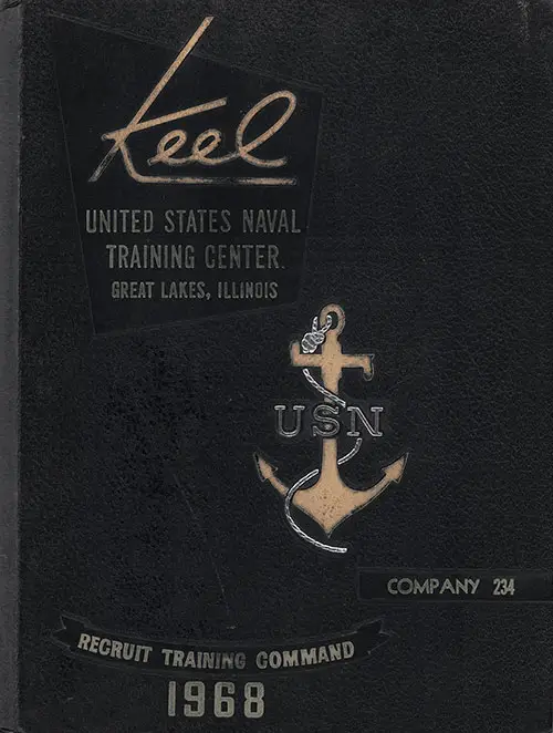 Front Cover, Great Lakes USNTC "The Keel" 1968 Company 234.