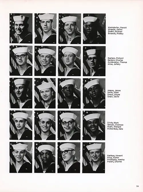 Company 71-905 Great Lakes NTC Recruits, Page 3.