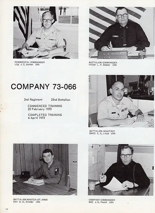 Company 73-066 Leadership, Page 1