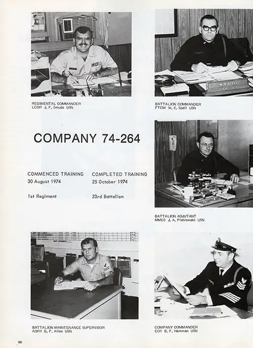 Company 74-264 Leadership, Page 1