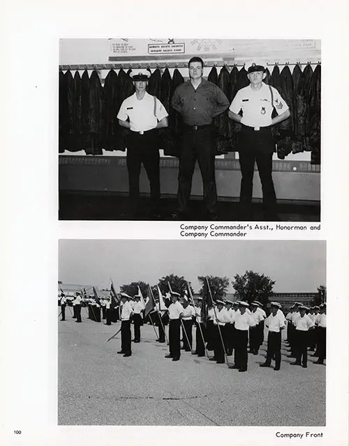 Company 76-132 Great Lakes NTC Recruits, Honorman, Company Front, Page 10.