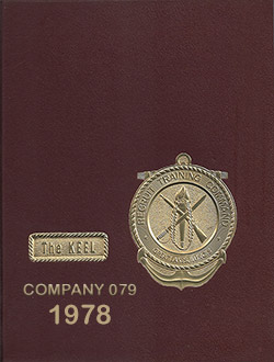 Front Cover, USNTC Great Lakes "The Keel" 1978 Company 079.