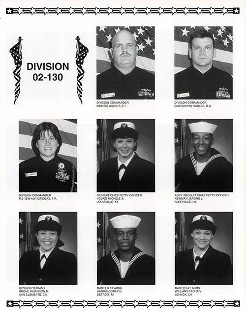 Division 02-130 Great Lakes NTC Recruits, Page 4.