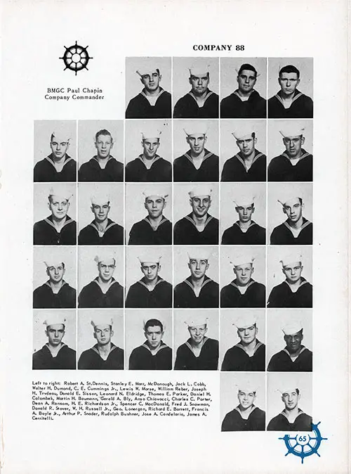 Company 51-088 Newport NTS Recruits, Page 1.