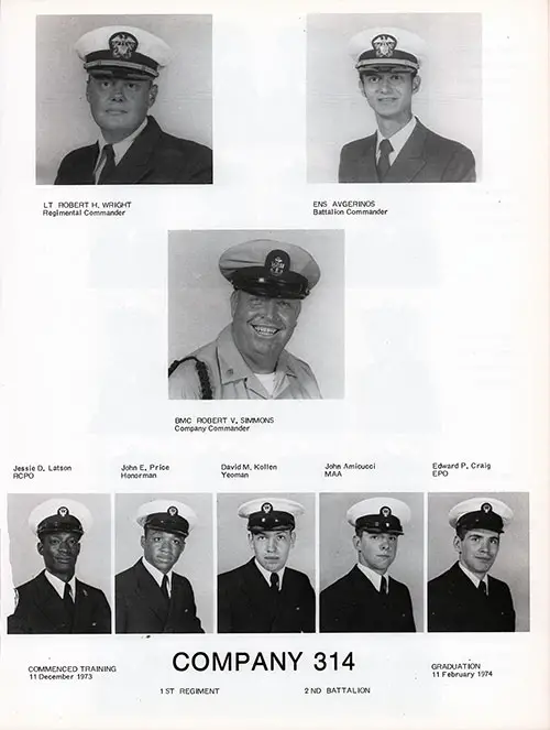 Company 73-314 Orlando NTC Recruits, Page 1.