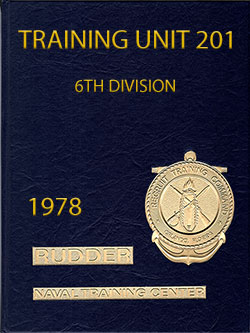 Front Cover, Navy Boot Camp Book 1978 Company 201 The Rudder