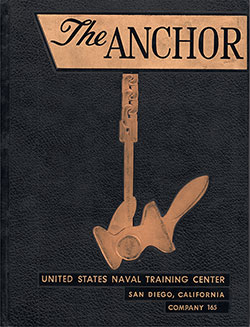 Front Cover, The Anchor 1963 Company 165, Navy Boot Camp Yearbook.