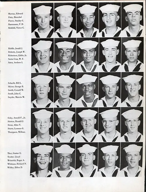 Recruits, Page 3, Navy Boot Camp Yearbook 1955 Company 031