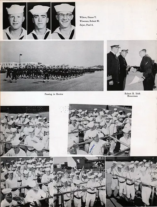 Recruits, Page 4, Navy Boot Camp Yearbook 1955 Company 031