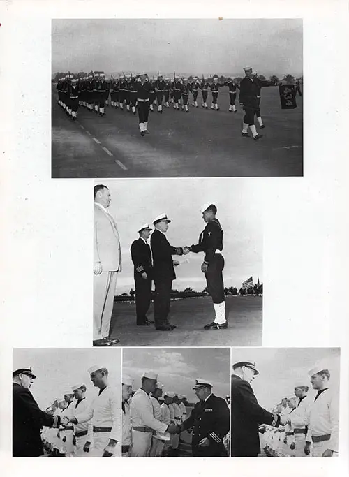 Company 57-434 San Diego NTC Recruits, Passing in Review, Honorman, Awards, Page 4.