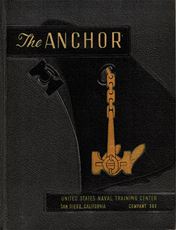 Front Cover, Navy Boot Camp Yearbook "The Anchor," United States Naval Training Center, San Diego, CA, Company 1958-362.
