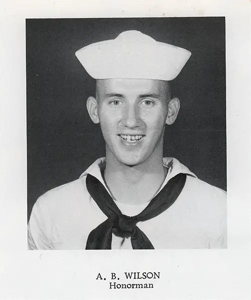 Company 65-374 San Diego NTC Honorman, A. B. Wilson.