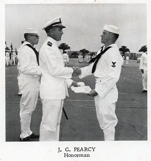 Company 68-182 San Diego NTC Honorman - J. G. Pearcy.
