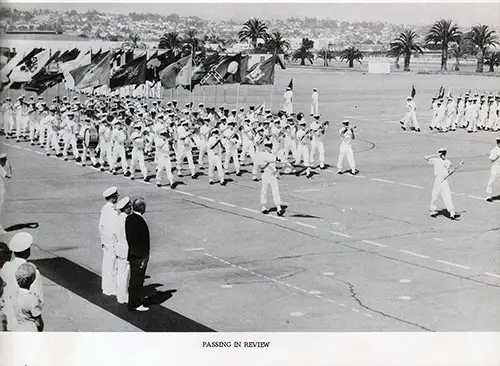 Company 75-918 Recruits Passing in Review