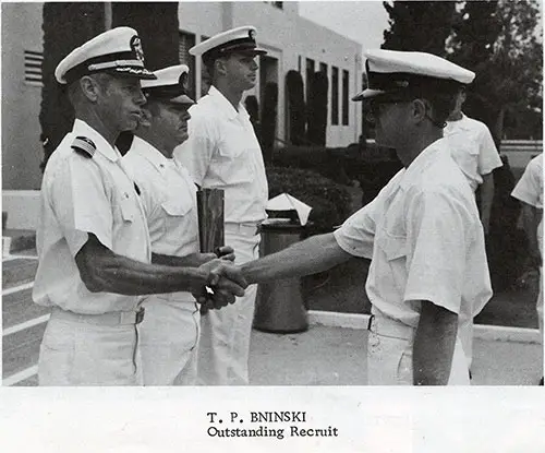 Company 76-074 Oustanding Recruit - T. P. Bininski