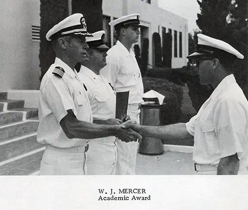 Company 76-074 Academic Award - W. J. Mercer