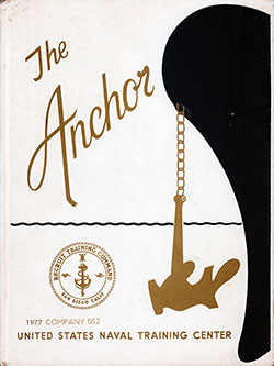 Front Cover, The Anchor 1977 Company 052, Navy Boot Camp Yearbook.