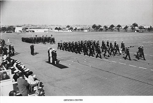 Company 77-052 San Diego NTC Officers Center During Passing in Review.