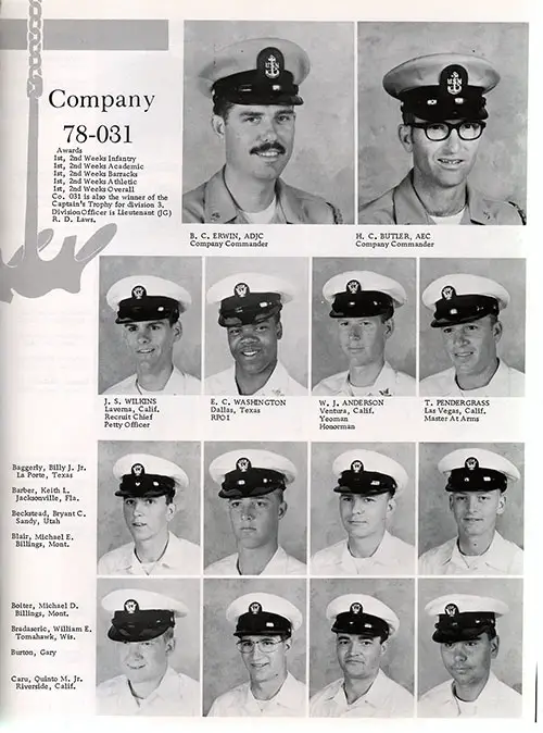 Company 78-031 Recruits, Page 1