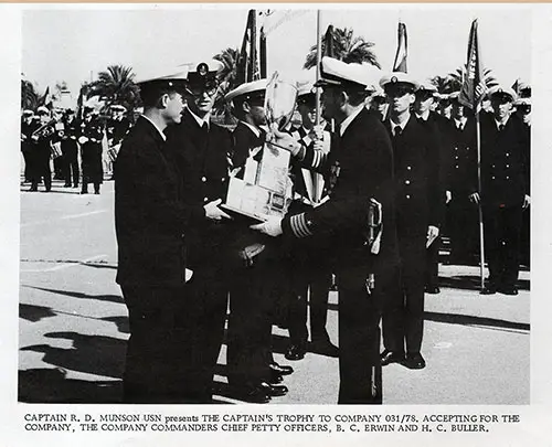 Company 78-031 Receives The Captain's Trophy