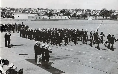 Company 78-031 Recruits Passing in Review