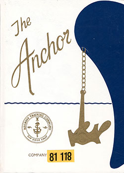Front Cover, The Anchor 1981 Company 118, Navy Boot Camp Yearbook.